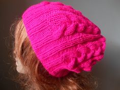 Hand knit slouchy hat, teen and adult size Hand made 100% acrylic yarn color neon pink (more neon then at the picture) Ready to ship I recommend hand washing in cool water, dry flat Knit Slouchy Hats, Slouchy Beanie Hat, Slouchy Hat, Slouchy Beanie, Skull Cap Beanie, Dog Stuff, Skull Cap, Yarn Colors, Beanie Hat