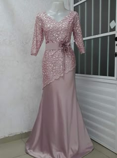 Dress Kondangan Hijab, Kurung Lace, Dress Tailoring, Modest Evening Gowns, Diy Belt For Dresses, Kids Party Wear Dresses, Plus Wedding Dresses