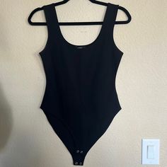 Never Worn, Soft And Stretchy Basic Black Bodysuit For Summer, Basic Black Summer Bodysuit, Forever 21 Trendy Black Bodysuit, Black Bodysuit For Workwear In Summer, Black Bodysuit For Summer Workwear, Black Summer Bodysuit For Workwear, Black Summer Bodysuit For Work, Forever 21 Casual Bodysuit For Night Out, Black Body Suit