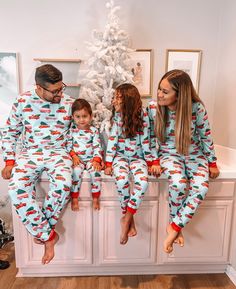 Introducing the latest addition to our Christmas family Pajamas collection - inspired by our sweet son, Jimmy-who adores anything with wheels! Take a closer look at the adorable print designed by @CamilaPrints. We're so excited to add some extra holiday cheer to our family time this season with these cozy PJs. We hope they'll do the same for your family too! ITEM DESCRIPTION • Comfy Pajamas (Price listed includes 1 pants and 1 long-sleeved )• Material: 95% Polyester / 5% Spandex• Elastic Waistba Matching Pajamas Family, Family Pajamas Christmas, Christmas Pajamas Matching, Christmas Family Pajamas, Cozy Pjs, Family Matching Pajamas, Pajamas Matching, Comfy Pajamas, Matching Family Christmas Pajamas