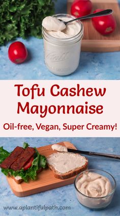 tofu cashew mayonnaise is an easy and delicious recipe