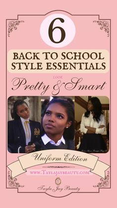 Hello, My Intelligent Classy Beauties ♡ School is BACK in session! I want my educated ladies to look professional & pretty all year long. This style guide includes timeless pieces that you can mix & match to make elegant outfits for a studious setting. My Classy Beauties WILL show up to school & work as the best versions of themselves. Watch how your attitude officially changes when you prepare for a productive day: Mind, outfit, & soul🫶🏾👑

6 Back to School Style Essentials

Tops
 • Oxford shirts
 • Silk blouses
 • Polo shirts
 • Bow tie neck blouses

Bottoms
 • High-waisted trousers
 • Straight leg pants 
 • Midi Pencil skirts
 • Midi skater (A-line) skirts 

Dresses
 • Shirt dress
 • Necktie dress
 • Peter Pan collar dress

Sweaters 
 • Cardigan
 • Sweater vest
 • Cable knit sweate Midi Pencil Skirts, Necktie Dress, Dress Peter Pan Collar, Pan Collar Dress, Classy Quotes, Style Essentials, Ivy League Style, Silk Blouses