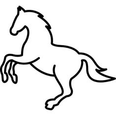 a black and white drawing of a horse running on its hind legs, viewed from the front