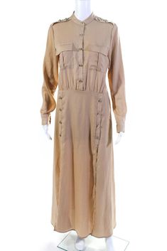 #ad Find ideas and inspiration for Self-Portrait Womens Long Sleeved Buttoned Long Slit Shirt Dress Brown Size 4, Fashion Women's Dresses Self Portrait, Sundress, Women Long Sleeve, Fashion Dresses, Cocktail Dress