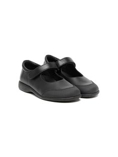 black calf leather round toe touch-strap fastening branded insole flat sole Ballerina Shoes, Shoes Black, Girls Shoes, Calf Leather, Black Shoes, Leather Straps, Leather, Black