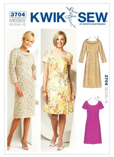 the sewing pattern for kwik sew is shown