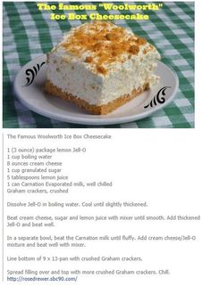 a recipe for the famous cheesecake