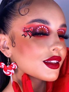 Creative Christmas Makeup Looks, Holloween Makeup