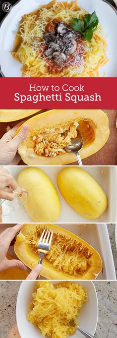 how to cook spaghetti squash in the oven