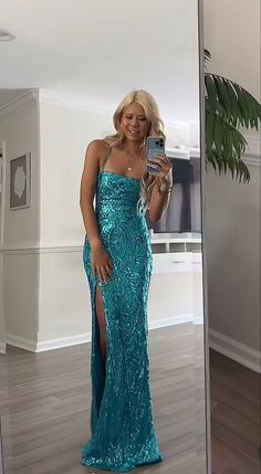 Sparkly blue prom dress Turquoise Blue Prom Dress, Dark Turquoise Prom Dresses, Prom Dresses Aqua, Bright Teal Prom Dress, Light Blue Prom Dress Sparkly, Aqua Prom Dress Turquoise, Bright Blue Prom Dresses, Under The Sea Prom Dress, Teal Green Prom Dress