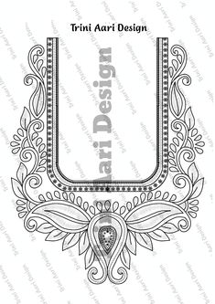 an ornate frame with the word design on it