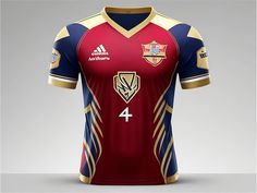 the new adidas jersey is designed to look like it has gold and blue stripes