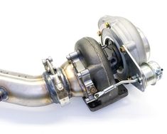 an image of a turbo that is in the air on a white background with space for text