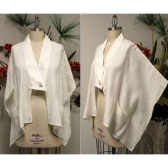 Zero Waste Fashion, Mode Kimono, Blouse Casual Fashion, Travel Clothing, Batik Fashion, Poncho Style, Bolero Jacket, Diy Sewing Clothes, Fashion Sewing Pattern