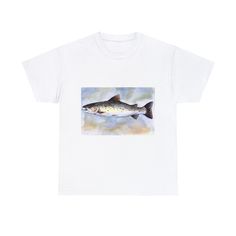 Unisex Heavy Cotton Tee Sea Trout - Etsy UK Sea Trout