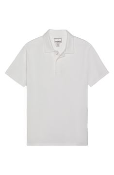 An airy, lightweight Supima® cotton–blend piqué polo offers superior comfort with cooling and odor-resistant jade-stone performance technology. 27" length; 39" chest (size Medium) Button half placket Spread collar Short sleeves 58% Supima cotton, 39% jade viscose, 3% recycled spandex Machine wash, tumble dry Imported OEKO-TEX®–certified materials free of harmful substances Classic Fitted Polo Shirt With Go-dry, Classic Sports Polo Shirt With 4-way Stretch, Classic Fitted Go-dry Polo Shirt, White 4-way Stretch Polo Shirt, Classic Polo Shirt With Polo Collar For Sports, Classic Short Sleeve Moisture-wicking Polo Shirt, Classic Fitted Moisture-wicking Polo Shirt, Classic Moisture-wicking Polo Shirt, Jade Stone