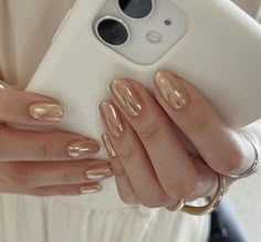 Hello Nails, Chrome Nail, Simple Gel Nails, Minimal Nails, Casual Nails, Pretty Gel Nails, Pearl Nails, Minimalist Nails, Dream Nails