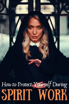 Spirit Work: How to Protect Yourself While Working With Spirits Witchy Prayers, Earth Magick, Witchy Mama, Witchy Business, Spiritual Magic, Modern Day Witch, Witch School, Witch Names, Chaos Magick