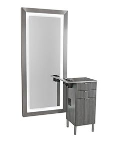 an image of a bathroom vanity with mirror