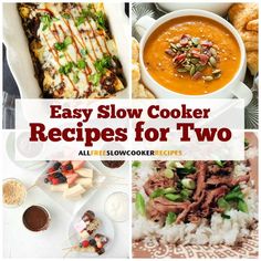 easy slow cooker recipes for two