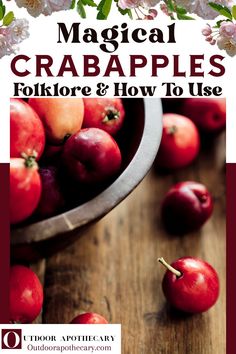 an advertisement for crabapples and how to use them