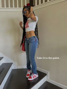 Movies Outfit Ideas, Outfits Black Women School, Flared Sweatpants Outfit, Fly Shi Only Outfits, Calm Luh Fit, Atl Outfits, Fly Girl Outfits, Summer Outfits Baddie, Power School