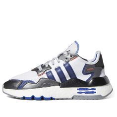 Adidas Star Wars, Adidas Star, Royal Core, Nite Jogger, Marathon Running Shoes, R2 D2, Fashion Performance, Marathon Running, Cloud White