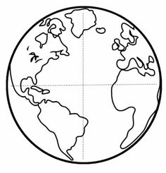 the earth is shown in black and white, with lines going through it to show how many