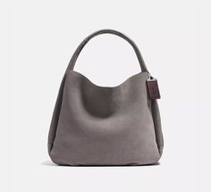 Coach Women's Bandit Hobo 39 Shoulder Bag BP/Heather Grey 22786 BPHGR - APLAZE The Bandit, Coach Hobo, Coach 1941, Wrist Wallet, Hobo Purse, Gray Suede, Leather Hobo, Leather Pouch, Coach Purses