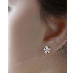 - This dainty beautiful CZ diamond flower earring is made with 14K gold pated over Sterling silver together with tiny dainty sparkly cz diamonds that makes it a very dainty and cute everyday piece to stack with any other earring or pair with almost any outfit that's good from day to night.  - Perfect for a Gift.  ❤️Order $35 USD to get free standard shipping in US. DETAILS : * Sold as in a Pair.  * Elegant and cute 14K Gold CZ Diamond Flower Stud Earrings.  * Earring dimension: app. 1.1cm x 1.1 Flower Shaped Cubic Zirconia Earrings In Diamond White, Diamond White Cubic Zirconia Flower Earrings, White Flower-shaped Cubic Zirconia Diamond Earrings, White Cubic Zirconia Flower Shaped Diamond Earrings, Delicate White Cubic Zirconia Flower Earrings, White Cubic Zirconia Flower Shaped Earrings, Rose Gold Flower-shaped Cubic Zirconia Earrings, Delicate White Flower Earrings With Cubic Zirconia, Cubic Zirconia Flower Earrings