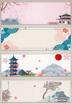 Japanese Bookmark Printable, Aesthetic Printable Bookmarks, Japan Stickers Printable, Memopad Printable Aesthetic, Printable Bookmarks Aesthetic, Travel Design Inspiration, Japan Banner, Japanese Banner, Ide Jurnal