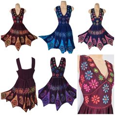 #ad Great shopping ideas for Ladies Summer Dress Fairy Hand Embroidered Batik Pixie Hem One Size 10 12 14 16, Fashion Women's Dresses Dress Fairy, Boho Summer Dresses, Elegant Ladies, Halterneck Dress, Mini Dresses Summer, Boho Summer, Rayon Fabric, Stunning Dresses