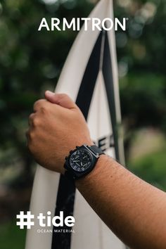 This Father's Day, surprise Dad with style and sustainability in one perfect gift. The WAVE™ 40mm, Black sports watch is not only fashionable but also upcycled, made from ocean plastic and designed for a stylish men's summer outfit. Give him the ultimate Father's Day gift that represents his love for sports and the environment. Shop the WAVE™ 40mm, Black watch at Armitron. Sports Day Outfit, Men's Summer Outfit, Sporty Watch, Classy Watch