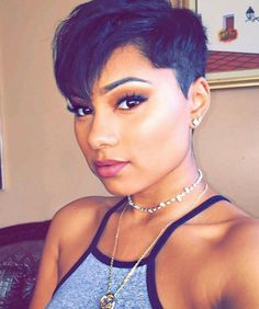 Hairstyle Gallery, Short Styles, Short Natural Hair Styles, Short Hairstyles For Women, Pixie Haircut, Pixie Cut, Black Women Hairstyles