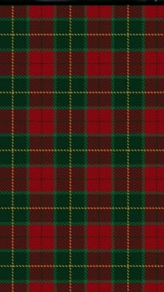 a red and green tartan plaid pattern