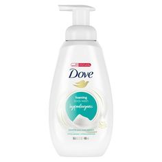 Dove Foaming Long Lasting Hypoallergenic Body Wash, 13.5 fl oz, If you have sensitive skin, you know that it needs special care and how much of a relief it is to find an instant foaming body wash that does just that. Dove Sensitive Skin Instant Foaming Body Wash has a light, mild, and nourishing foam formula to provide soft skin. Dove Sensitive Skin Foaming Body Wash is sulfate free and beautifully light, making it a great cleanser for dry skin. Each bottle features over 250 pumps of instant lat Sensitive Skin Body Wash, Best Body Wash, Foaming Body Wash, Dove Body Wash, Dove Beauty, Shower Foam, Mild Cleanser, Skin Cleanse, Skin Cleanser Products