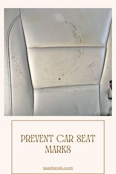 prevent car seat marks Car Seats, Luxury Cars, Leather