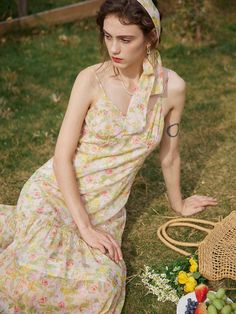 Floral Dress 90’s, Casual Midi Dress Vintage, Retro Dresses Casual, Casual Spring Dresses 2022, Floral Slip Midi Dress, Floral Teen Dresses, Dresses Casual 2022, Spring Dresses 2022, 2022 Summer Dresses