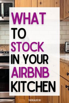 what to stock in your airbnb kitchen