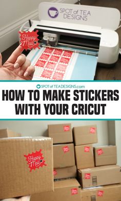 how to make stickers with your cricut