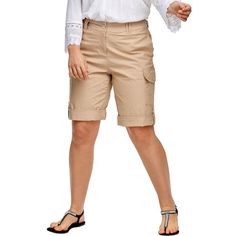 These casual convertible cargo shorts keep any day feeling relaxed! Go from shorts to bermudas in a breeze with the easy roll tabs. Vegetarian Diets, Scandinavian Lifestyle, Easy Rolls, Slow Cook, Cotton Poplin Fabric, Raw Food, Swimsuits For All, Plus Size Shorts, Top 50