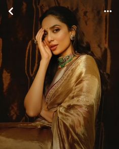 Shobhita Dhulipala, Half Saree Designs, Saree Look, Wedding Outfits, Half Saree, Aesthetic Room Decor, Download Movies, Aesthetic Room, Saree Blouse