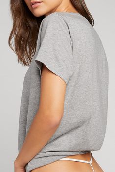 Classic crewneck. Low maintenance cool. The search is over: meet the perfect everyday tee in 100% Cotton. Not cropped, oversized, or embellished - it’s basic in the very best of ways. *411* Classic crewneck + standard short sleeves Low maintenance straight fit (neither shrunken nor oversized) Hem hits near the hip so you can tie it, tuck it or leave it *FABRIC* 100% Fair Trade Cotton with a soft, smooth feel Machine wash warm, no bleach, tumble dry low, warm iron, wear often. Oversized Cropped Crew Neck T-shirt For Everyday, Relaxed Crew Neck T-shirt For Loungewear, Sporty Crew Neck T-shirt For Layering, Casual Relaxed Fit Short Sleeve Top For Loungewear, Casual Short Sleeve Top With Relaxed Fit, Casual Everyday Tops With Ribbed Neckline, Casual Tops With Ribbed Neckline For Everyday, Casual Ribbed Neckline Top For Everyday, Oversized Relaxed Crew Neck Top