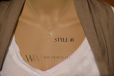 See More: www.WWDesignJewelers.com Contact Us: https://www.wwdesignjewelers.com/policies/contact-informationMinimalist Long CROSS Necklace - Customize- Sterling Silver or 14k Solid Gold (Yellow, White or Rose) - Celebrity Style of Nene Leakes RHOA, KTG Kathy Lee, Chenoweth, GiffordDiamond version available as well upon request.This cross comes in Sterling Silver or 14k Solid Gold - Yellow, White, or Rose, 18k, or platinum long cross and chain. We can also make matching earrings! Just ask!This cr Minimalist Cross Jewelry For Anniversary, Long Cross Necklace, Kathie Lee Gifford, Nene Leakes, Traditional Earrings, Platinum Jewelry, Vs Diamond, Charm Rings, Beaded Rings