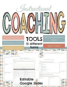 an instructional guide for teaching students to use the tools in their workbook, including google slides