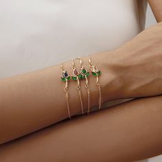 Color: Green, Red, Blue, White Fashion Element: Tulip, Flower Style: Sweet Elegant Multicolor Bracelets For Summer, Elegant Multicolor Bracelets For Spring, Tulip Necklace, Copper Chain Necklace, Sweet Grace, Grace Beauty, Collar Chain, Rose Bracelet, Elegant Girl