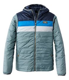 #LLBean: Men's Mountain Classic Puffer Hooded Jacket, Colorblock Fall Color Block Windbreaker For Outdoor Activities, Casual Puffer Jacket With Adjustable Hood For Outdoor, Color Block Long Sleeve Outerwear For Outdoor Activities, Casual Waterproof Hooded Puffer Jacket, Casual Hooded Waterproof Puffer Jacket, Sporty Weatherproof Hooded Jacket For Cold Weather, Sporty Nylon Hooded Jacket For Cold Weather, Sporty Puffer Jacket With Adjustable Hood For Outdoor, Urban Puffer Jacket With Double-lined Hood For Outdoor