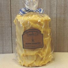 a package of cheese wrapped in cellophane