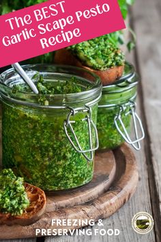 the best garlic scape pesto recipe