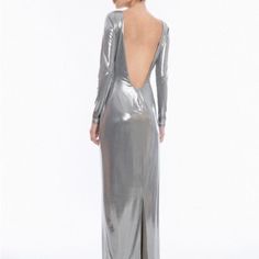 Only Worn Once, Dry Cleaned After! Column Gown, Bcbgmaxazria Dresses, Womens Dresses, Silver, Dresses, Women Shopping, Color